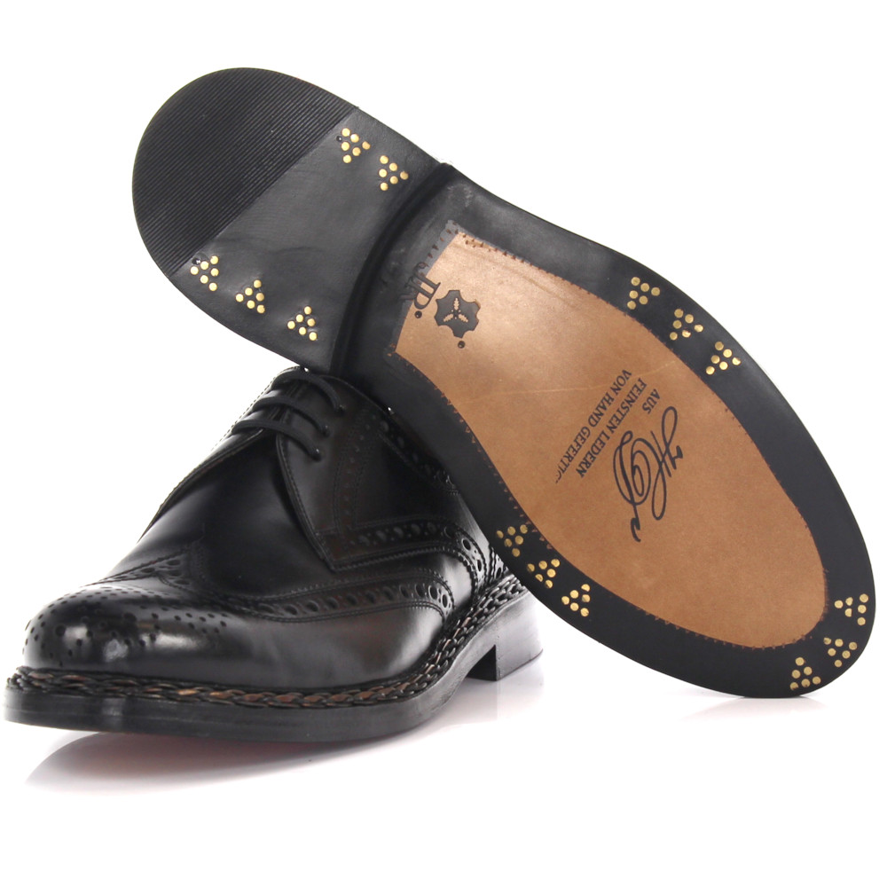 Heinrich Dinkelacker Business Shoes Derby 4331 0516 Calfskin - Men Size: 6.5 thumbnail