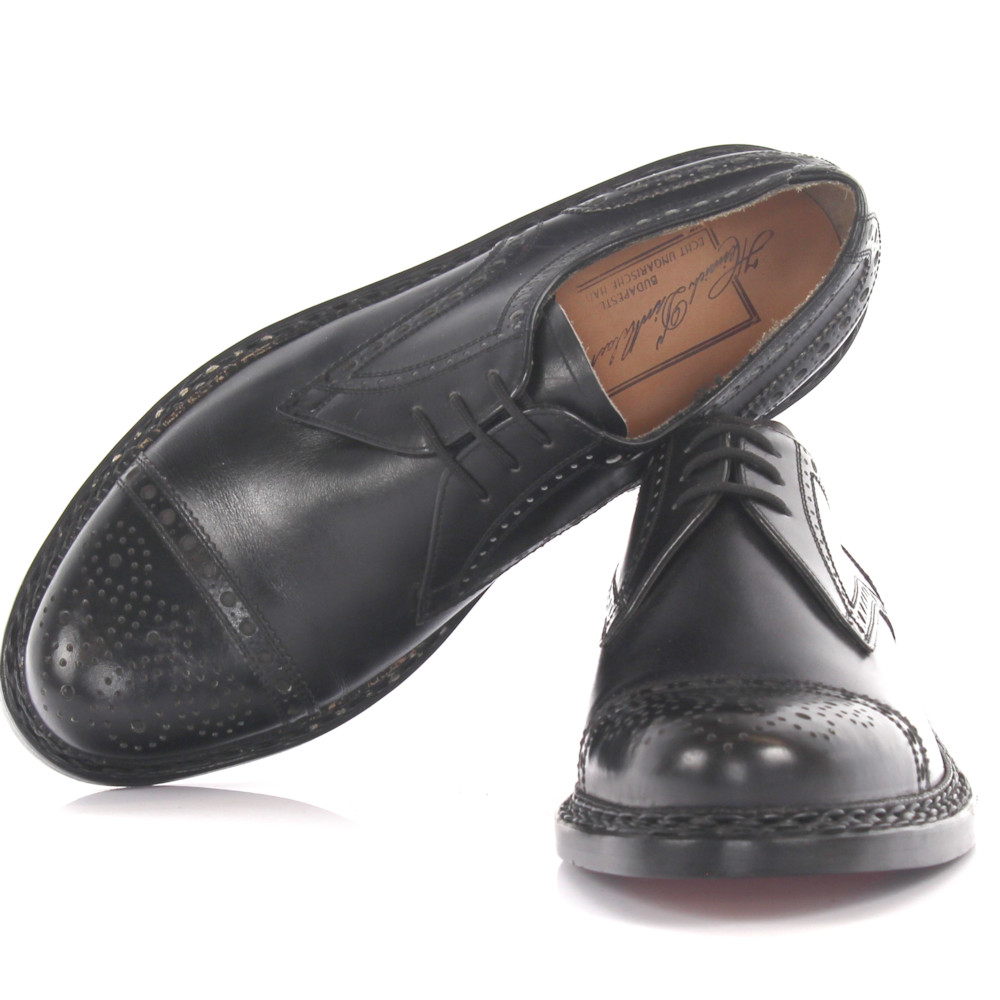 Heinrich Dinkelacker Business Shoes Budapester 4332 0516 - Men Size: 13.5 thumbnail