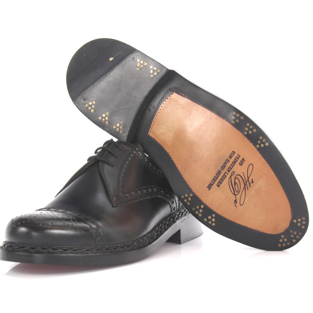 Heinrich Dinkelacker Business Shoes Budapester 4332 0516 - Men Size: 13.5 thumbnail