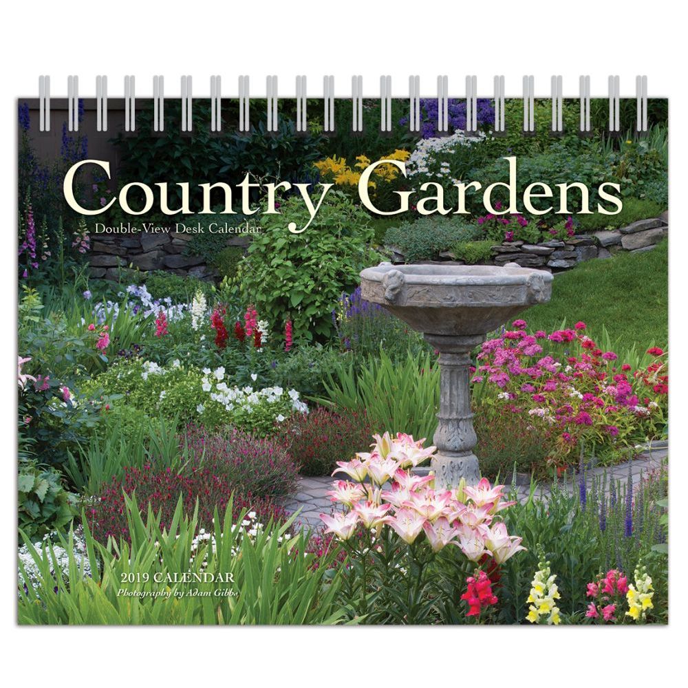 Country Gardens 2019 Desk Calendar
