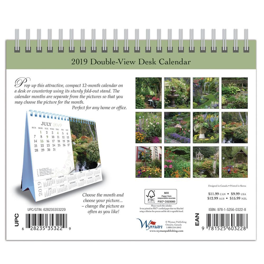 Country Gardens 2019 Desk Calendar thumbnail