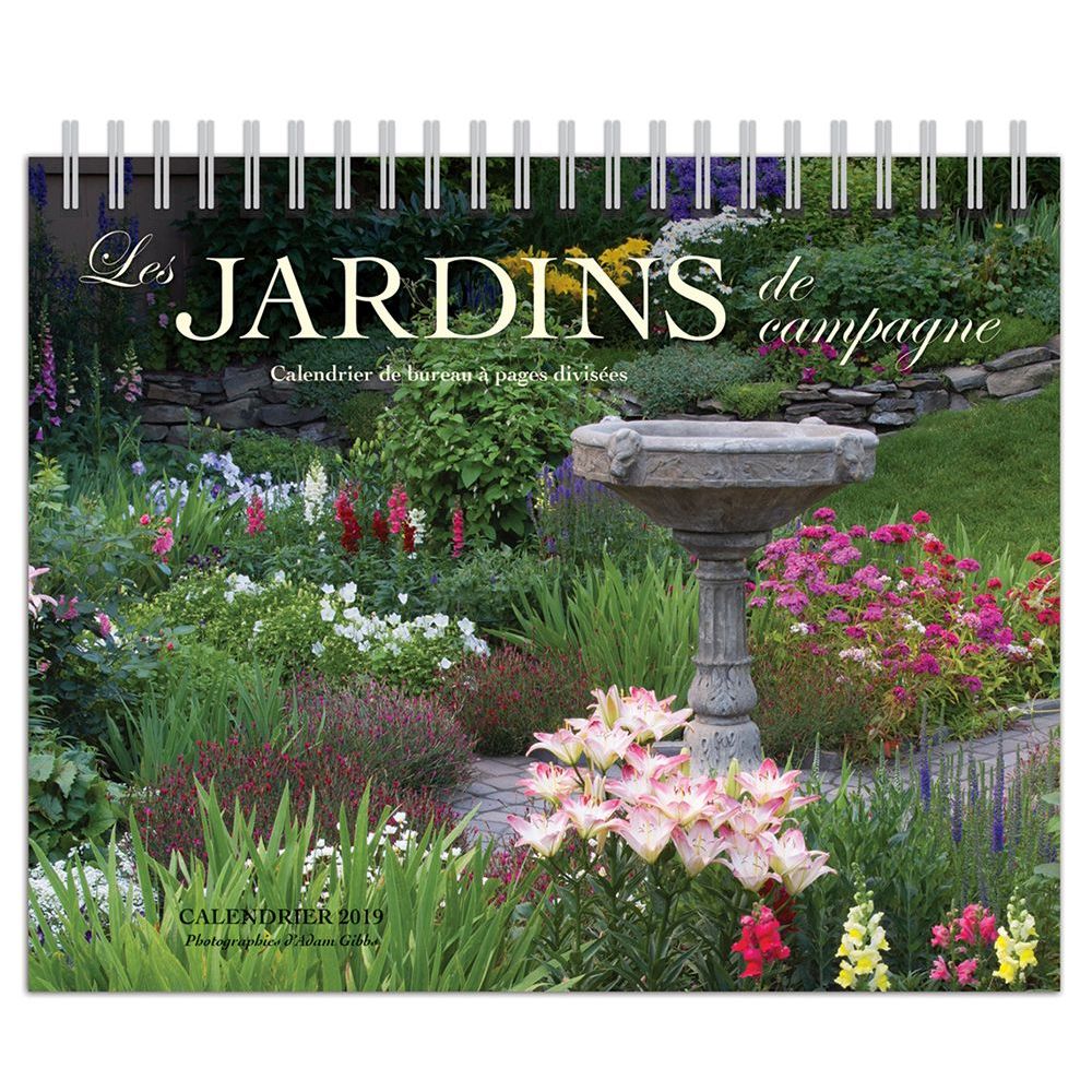 Les Jardins De Campagne 2019 Desk Calendar