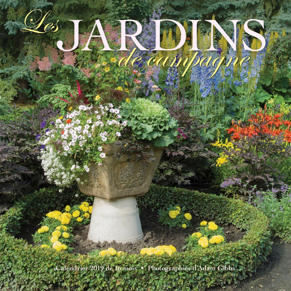 Jardins De Campagne 2019 Mini Wall Calendar