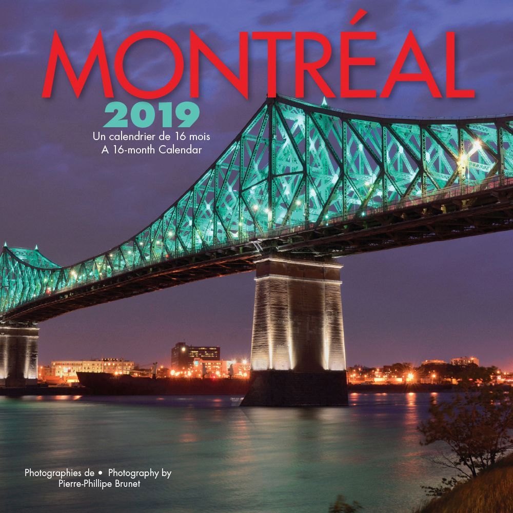 Montreal 2019 Mini Wall Calendar