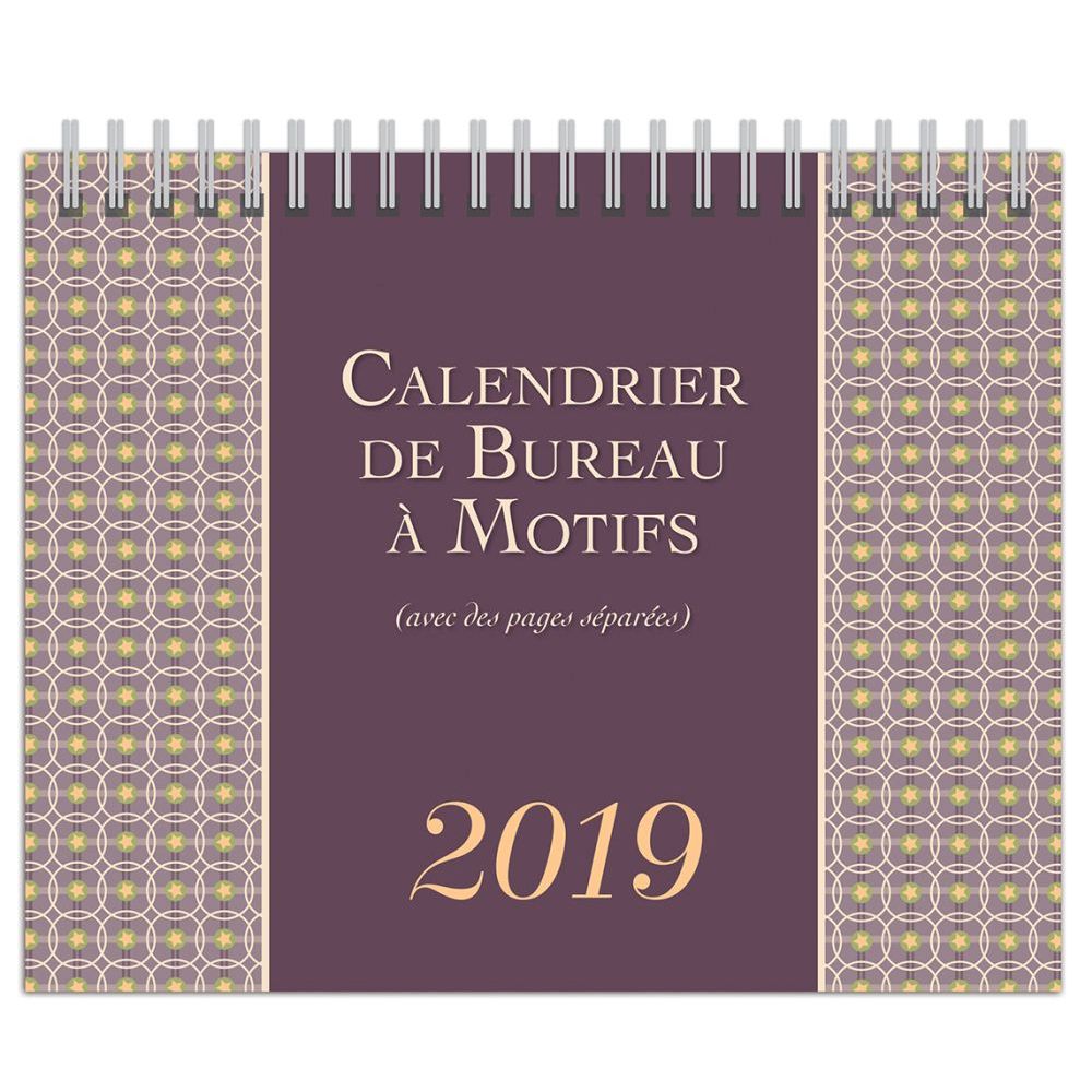 Motifs 2019 Desk Calendar