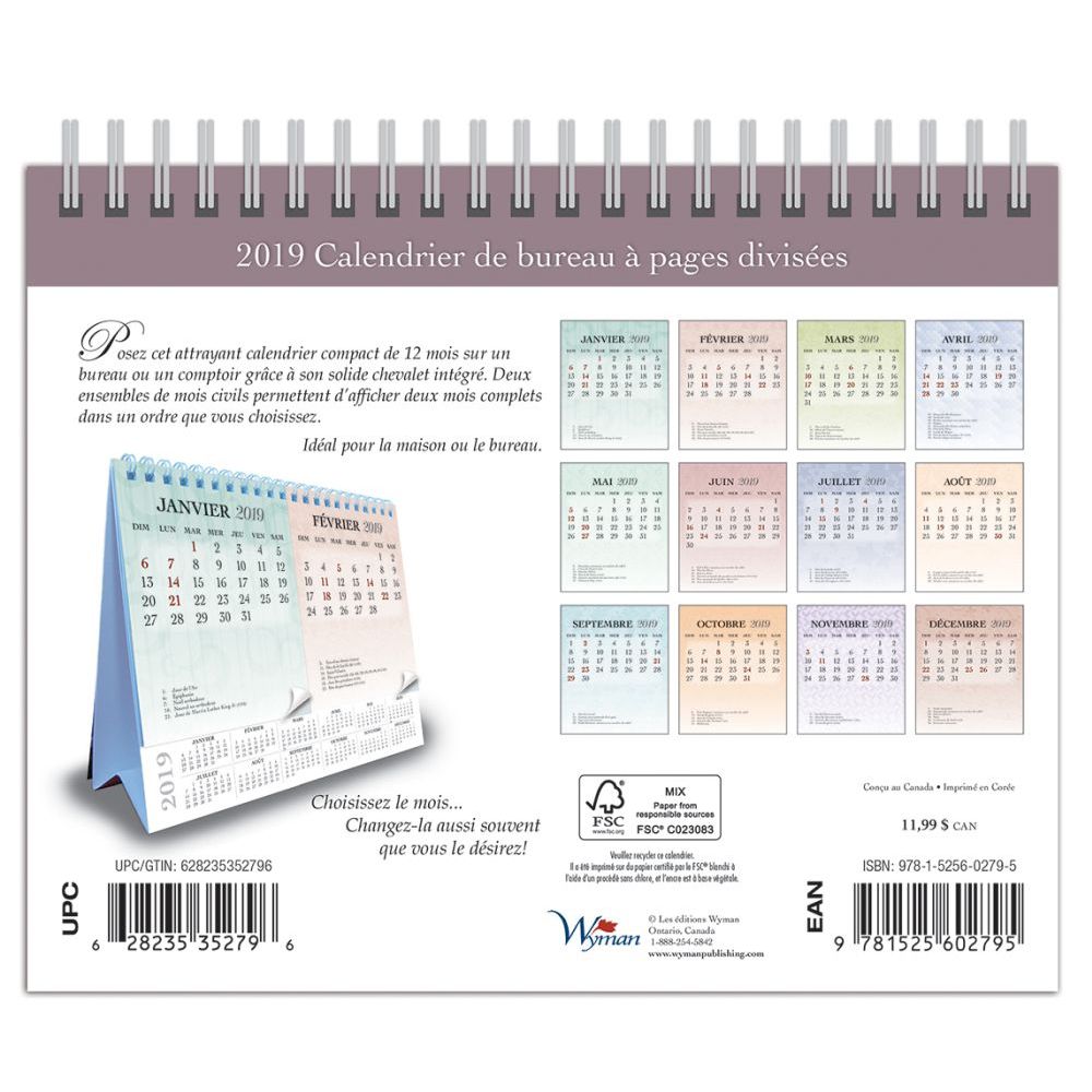 Motifs 2019 Desk Calendar thumbnail