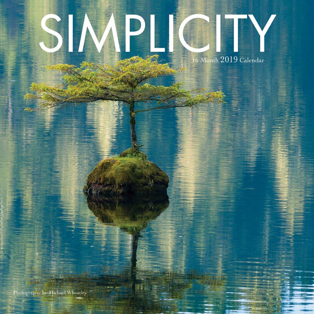 Simplicity 2019 Wall Calendar