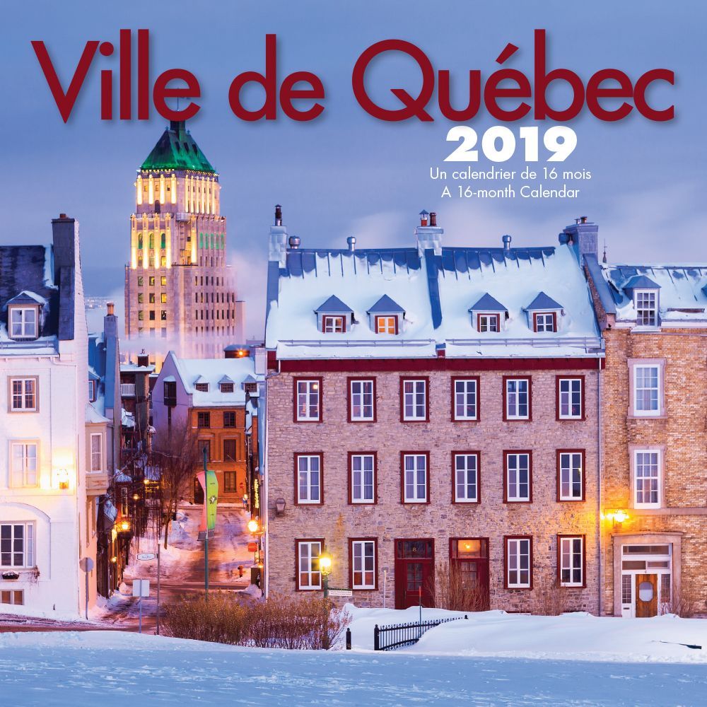 Ville De Quebec 2019 Mini Wall Calendar