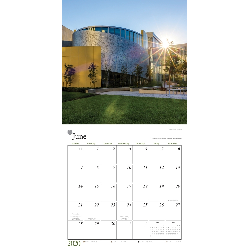 Edmonton Wall Calendar thumbnail