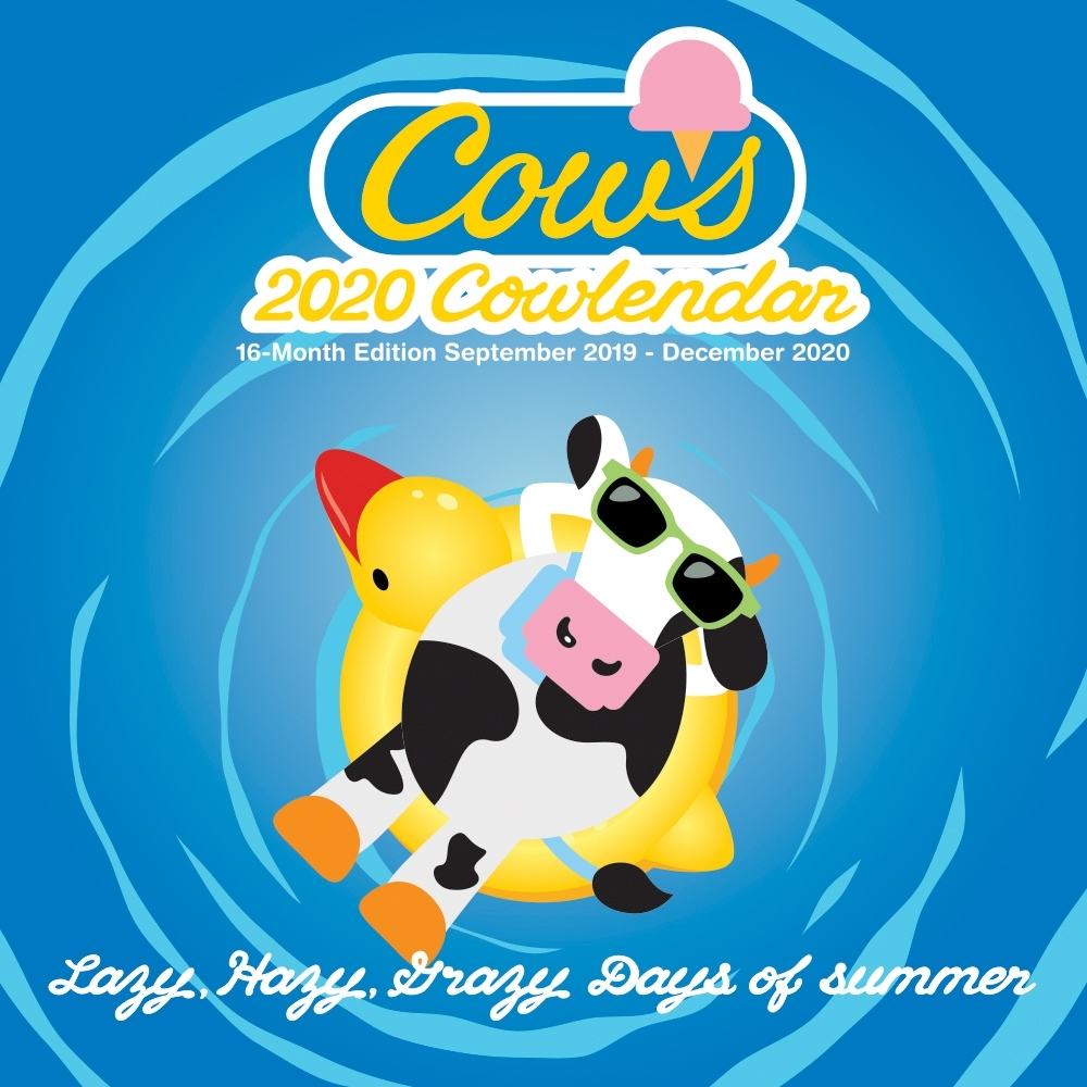COWS Art Mini Wall Calendar