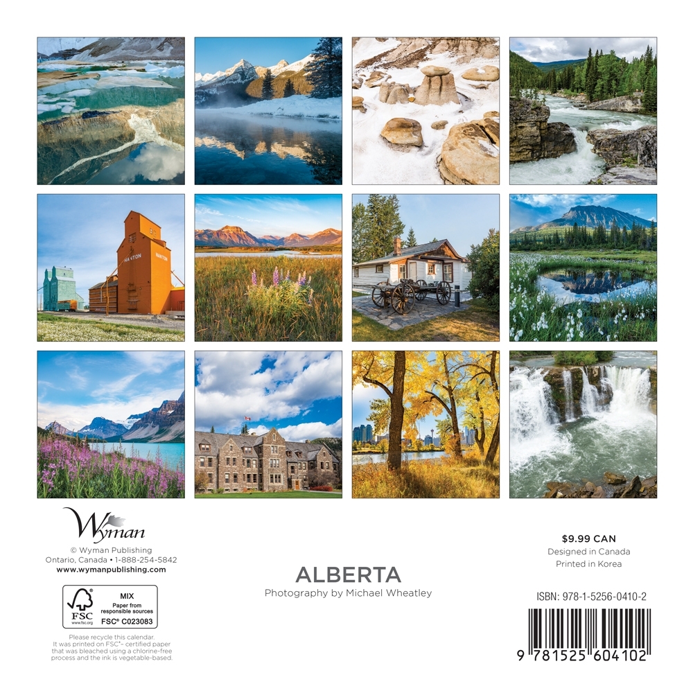 Alberta 2020 Mini Wall Calendar thumbnail