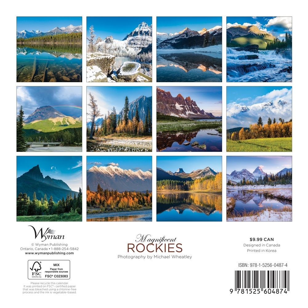 Magnificent Rockies Mini Wall Calendar thumbnail