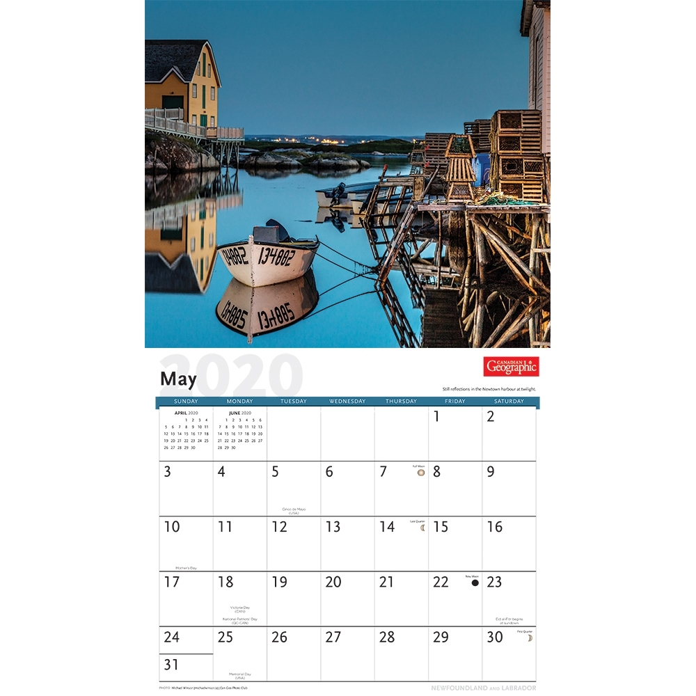 Canada Wilderness Deluxe 2020 Wall Calendar thumbnail