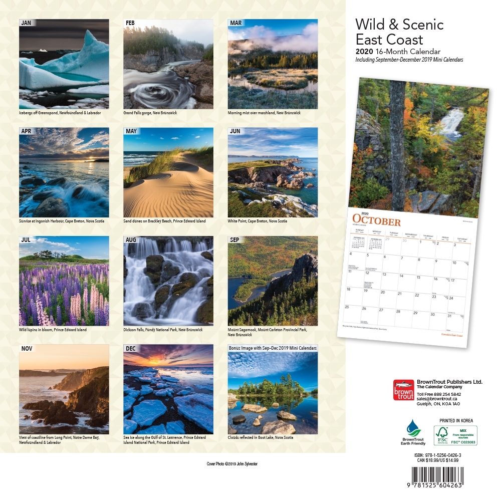 Nova Scotia Wyman Wall Calendar thumbnail