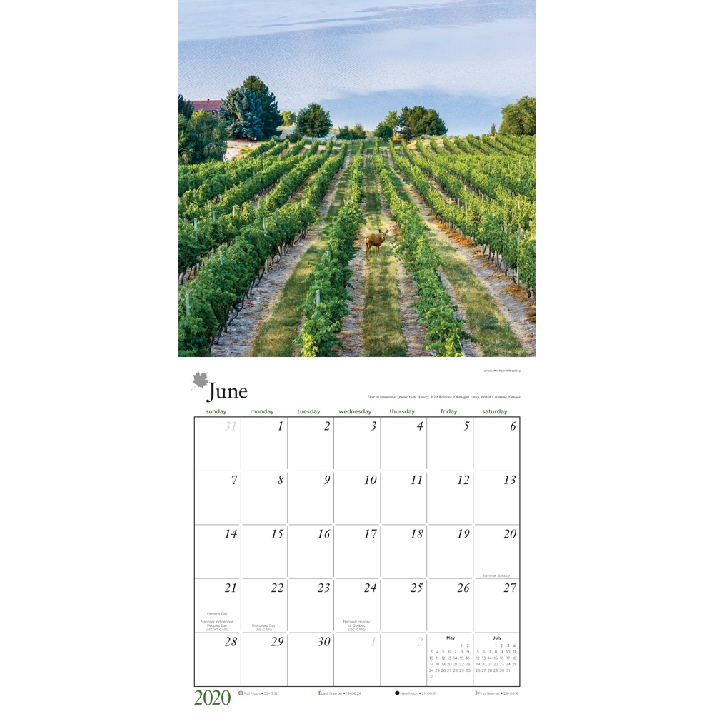 Okanagan Valley Wall Calendar thumbnail