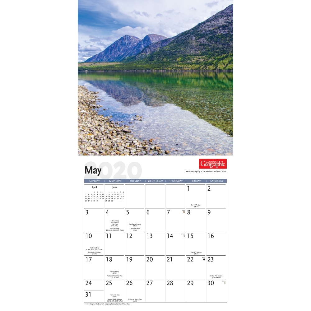 Canadian Geographic North of 60 Wall Calendar thumbnail