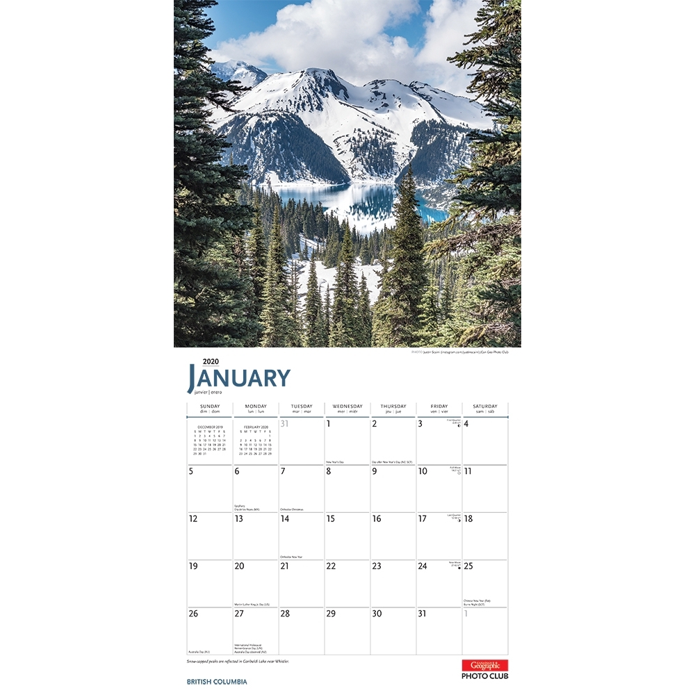 Canadian Wilderness Wall Calendar thumbnail