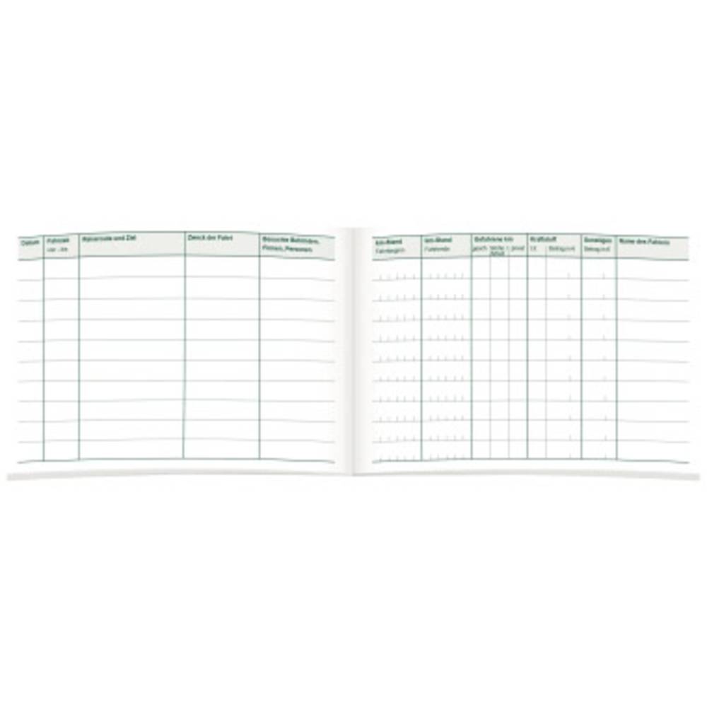 RNK–3119Driving Cars Steuerlicher Kilometre Evidence Book DIN A6quer 32Pages