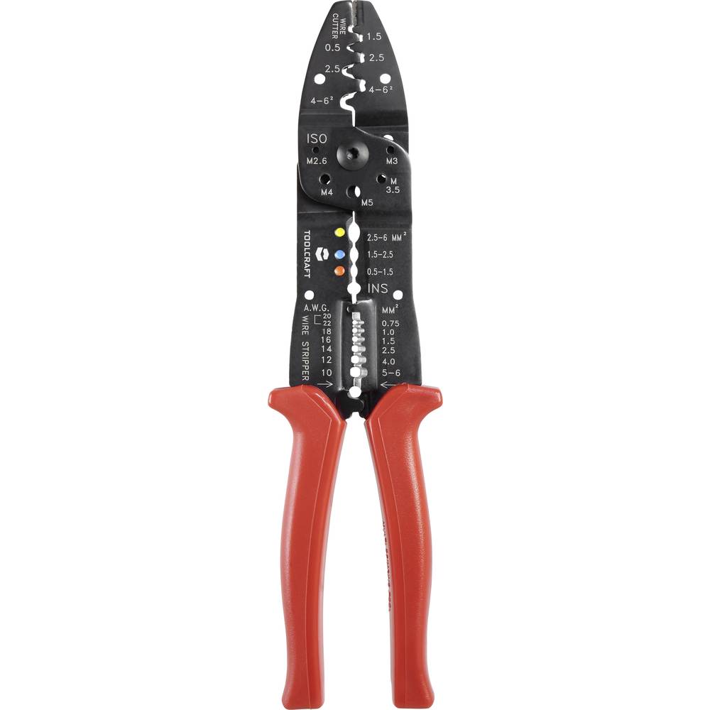 Toolcraft to-4861971 Multifunction Pliers: 8-in-1 Carbon Steel 0.7