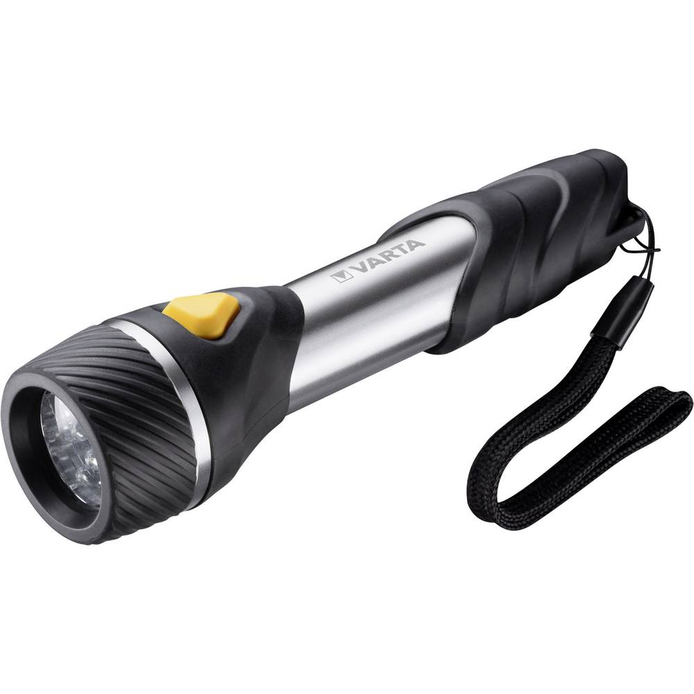 VARTA Day Light Multi LED F20 Torch with 9 LEDs (incl 2xAA Longlife Power Battery  Ideal for Do