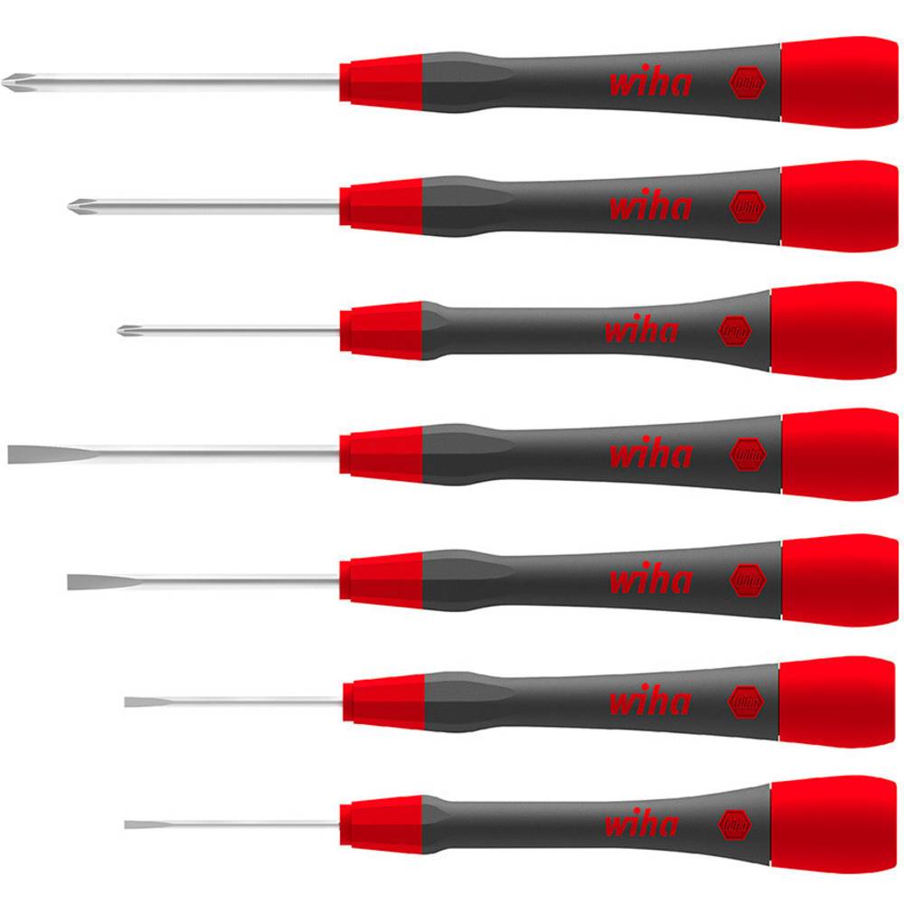 Wiha Picofinish 7 Piece Slotted and Phillips Precision Screwdriver Set