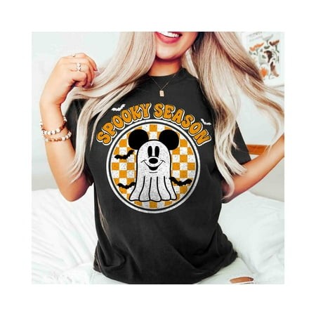Retro Mickey Mouse Ghost Spooky Season Halloween Shirt  Mickey S Not So Scary Halloween Tee  WDW Disneyland Family Vacation 2024 Trip