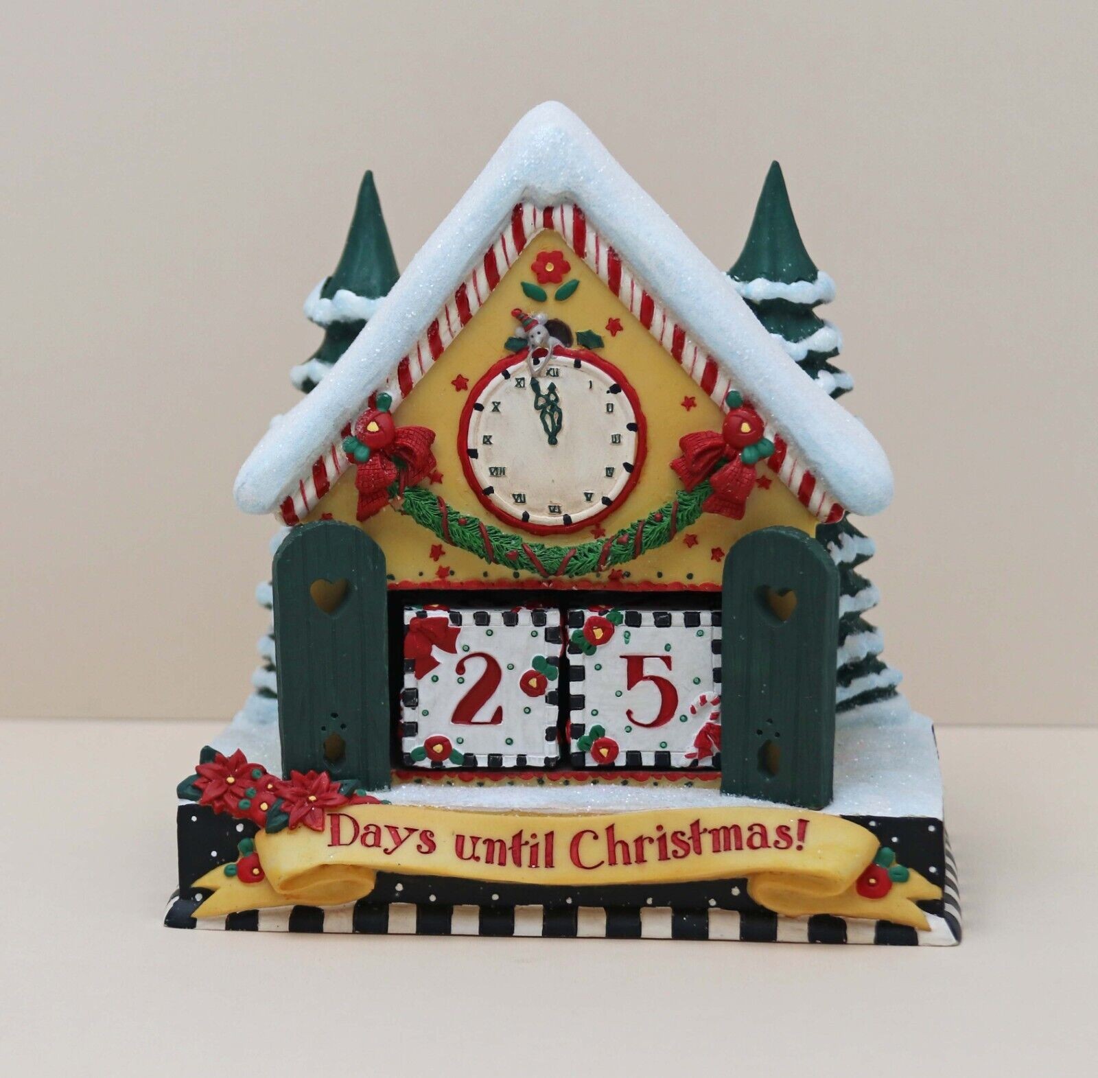 Mary Engelbreit Christmas Countdown (Advent) Calendar Cottage Removable Blocks thumbnail