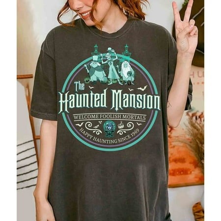 Disney Hitchhiking Ghosts Vintage Shirt  the Haunted Mansion Halloween Tee  Mickey S Not So Scary Party  WDW Family Vacation 2024 Trip