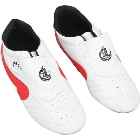 FC-Taekwondo Shoes  Martial Arts Sneakers Breathable Fine Workmanship Red Trim Unisex for Boxing-19743