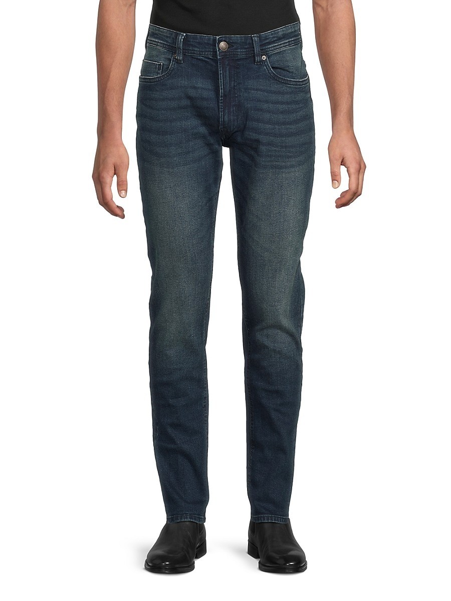 Buffalo David Bitton Men's Max-X Whiskered Jeans - Blue - Size 33 32