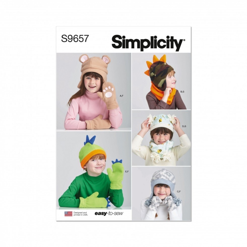 Simplicity Sewing Pattern 9657 Kids a (S-M-L)
