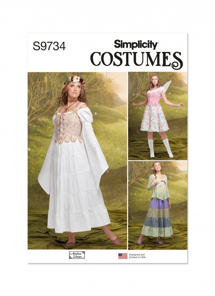 Simplicity Sewing Pattern 9734 Costumes Y5 (18-20-22-24-26)