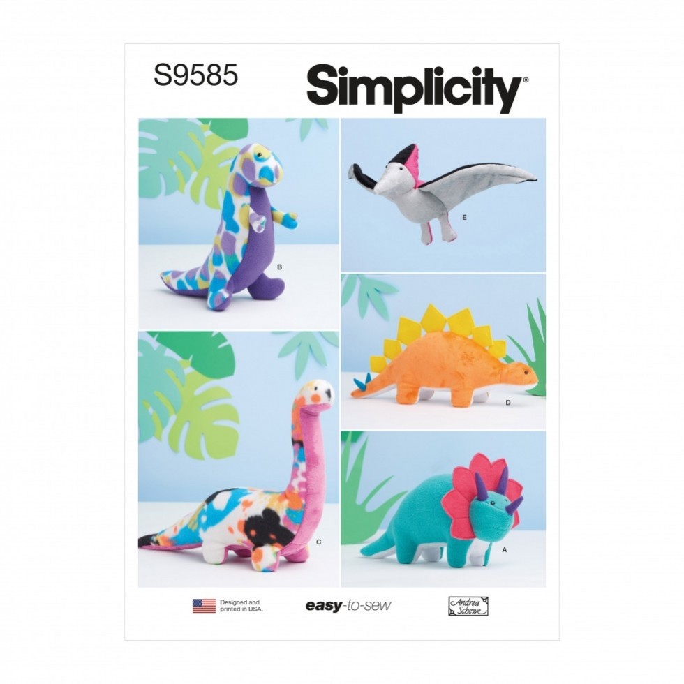 Simplicity Sewing Pattern 9585 Toys OS (One Size Only)