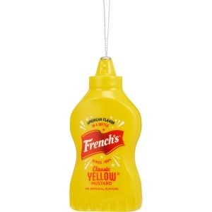 French's Classic Yellow Mustard Decoupage Christmas Tree Ornament
