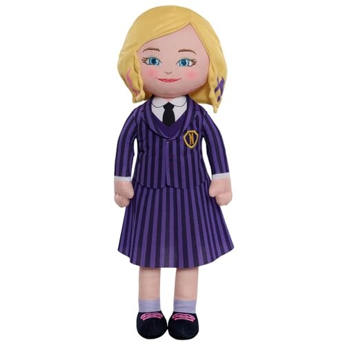 Just Play Wednesday Enid Large 15.5-inch Plush Doll  Blonde  Kids Toys for Ages 3 up