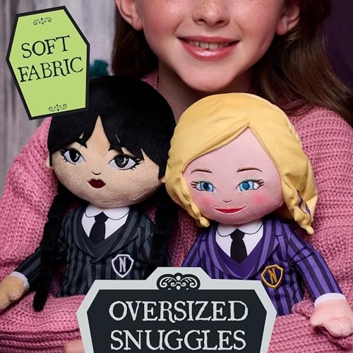 Just Play Wednesday Enid Large 15.5-inch Plush Doll  Blonde  Kids Toys for Ages 3 up thumbnail