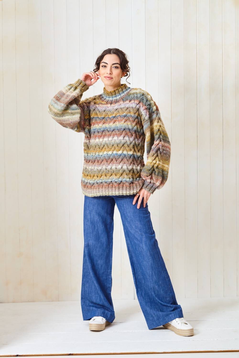 Sweater and Accessories in King Cole Cottagespun Chunky (6249)