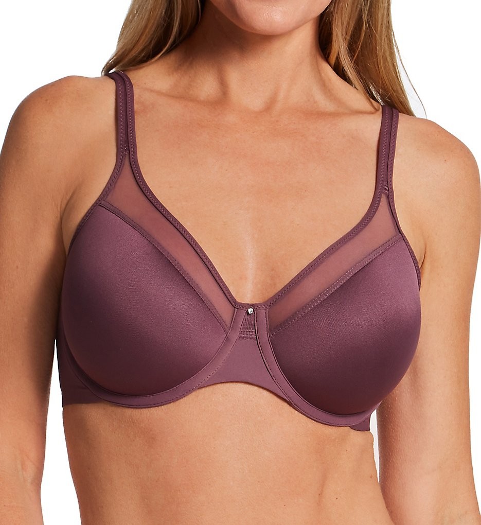 Bali® One Smooth U® Ultra Light Convertible Full-Coverage Bra 3439 Color: Currant Purple Size: 42 C
