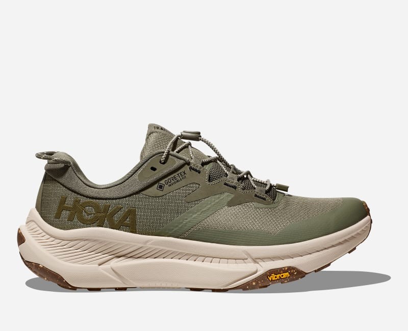 Men's HOKA Transport Shoes 15 Regular Slate/Oat Milk