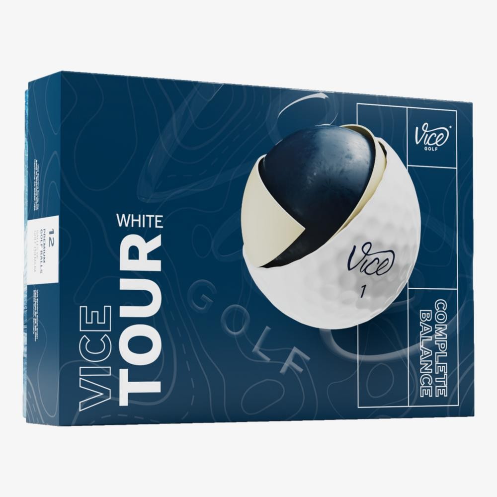 Photo 1 of Vice Golf Tour Golf Ball- 1 Dozen White