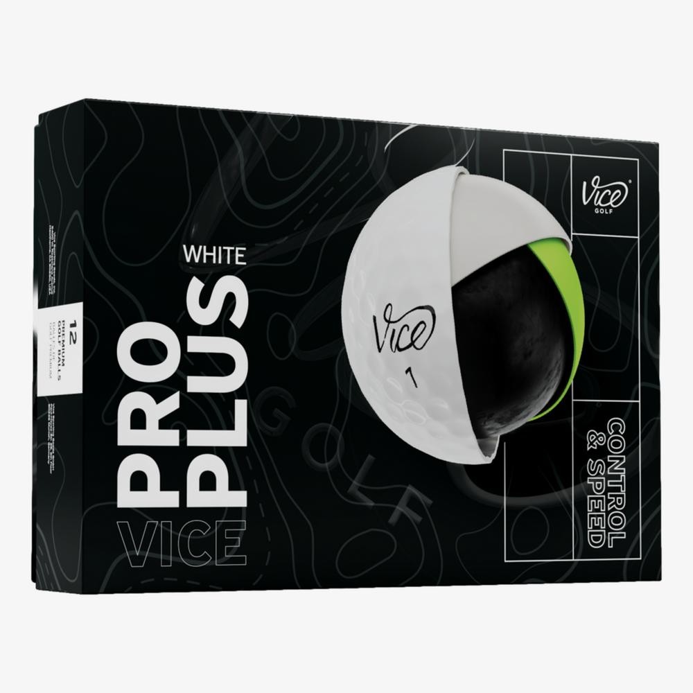 Photo 1 of Vice Pro Plus 2024 Golf Balls White 1 Dozen 