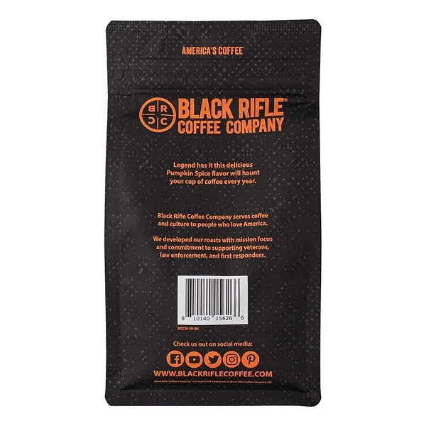 Black Rifle Coffee Company Pumpkin Spice Roast Coffee thumbnail
