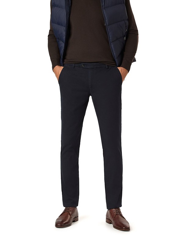 Bugatti Chinos 4890 66347B Bleu Marine Slim Fit