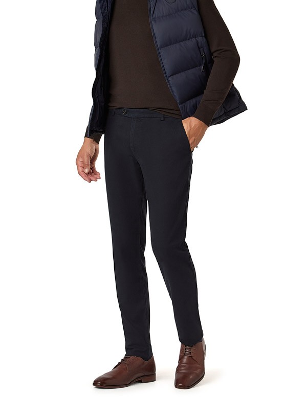 Bugatti Chinos 4890 66347B Bleu Marine Slim Fit thumbnail