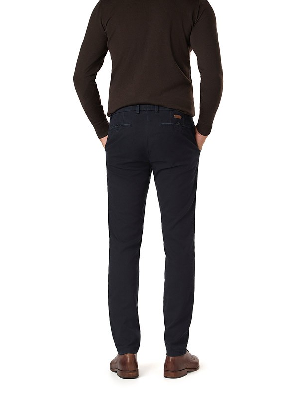 Bugatti Chinos 4890 66347B Bleu Marine Slim Fit thumbnail