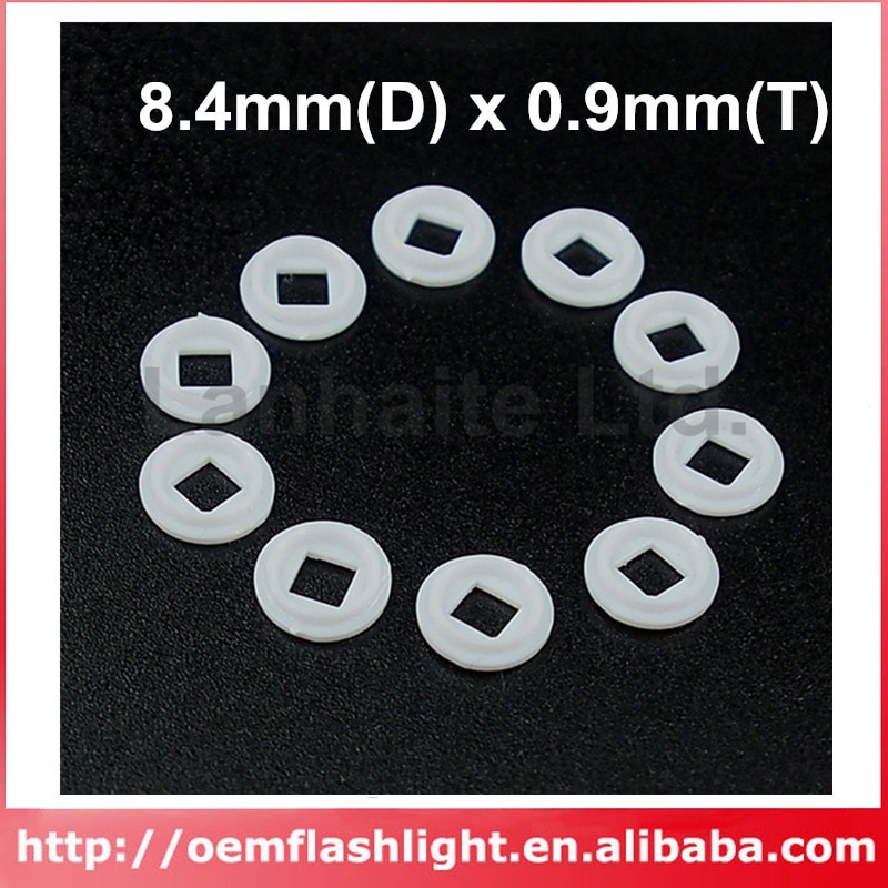 3535 LED Joints Pour Trou De Réflecteur 7mm 8.4mm(D) X 0.9mm(T) (10 PièCES)