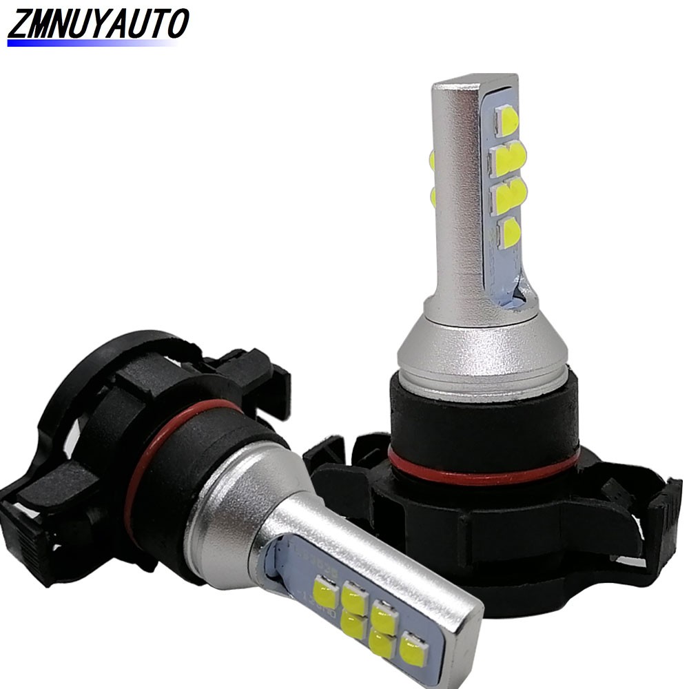 Ampoule Auto LED, LED 5202, 3535 Puces Super Brillantes 12SMD, Lumière Anti-brouillard Haute Puissance, Lumière De Jour, Lampe Blanche 12V 2 PièCES