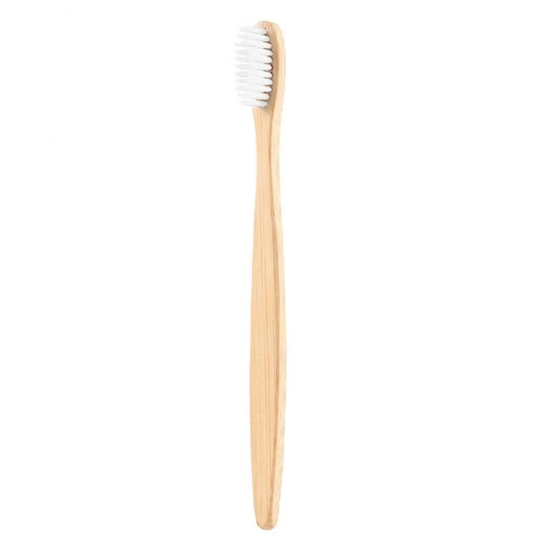 1/4 PièCES Naturel Bambou Brosse à Dents Environnement En Bois Charbon De Bois Bambou Brosse à Dents Soins Buccaux Doux Soies Adulte Brosse à Dent