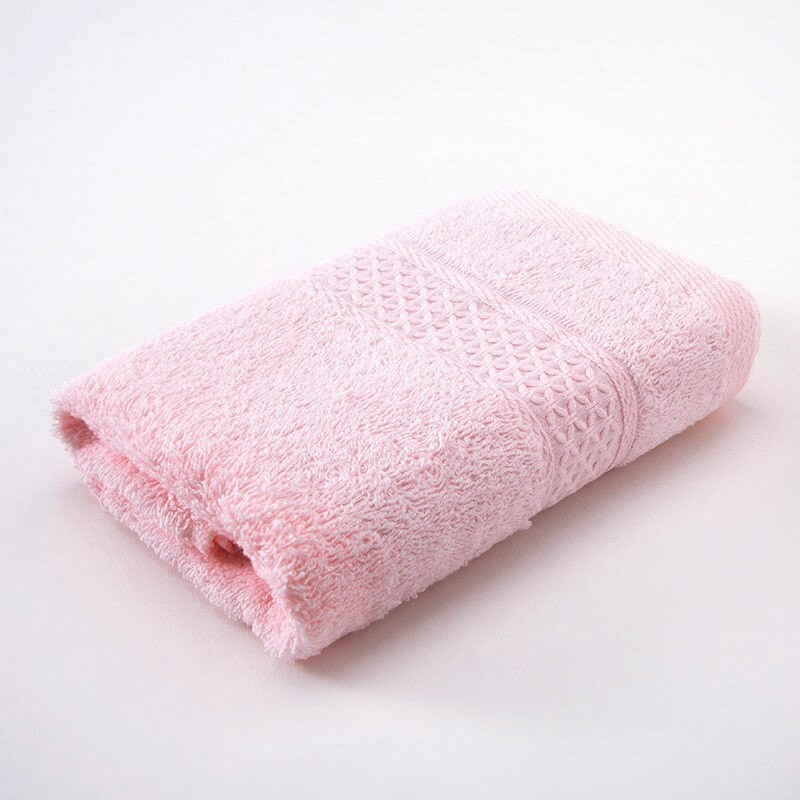 Serviette De Bain 100% Coton Pour Le Visage, Douce Pour La Peau, Jaune, Bleu, Rose