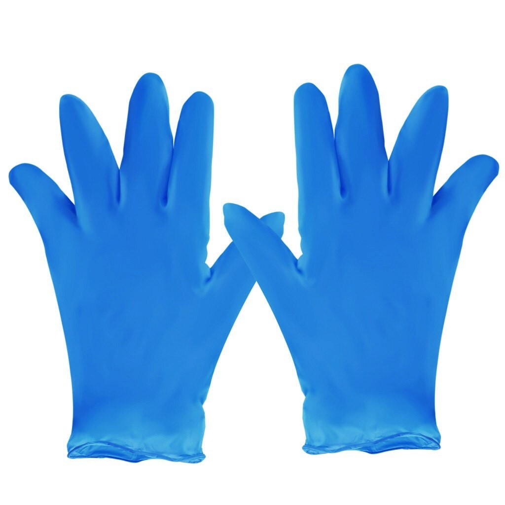 Gants Bleus Jetables En Latex Nitrile, 100 PièCES, Protection De La Cuisine, Produits De Nettoyage Ménagers, Accessoires De Jardin, Maison #1